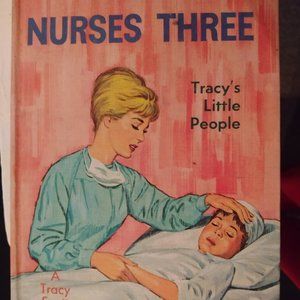 Nurses Three Tracy's Little People Vintage Novel